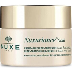 Nuxe Paris. Super Serum [10] 5ml & Nuxuriance Gold 50ml Fortifying Oil Cream.