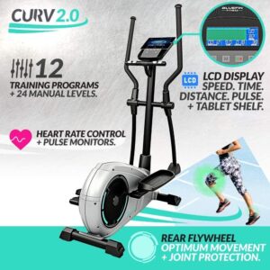 Bluefin Fitness Curv 2.0 Elliptical Trainer Sport Health Weightloss RRP